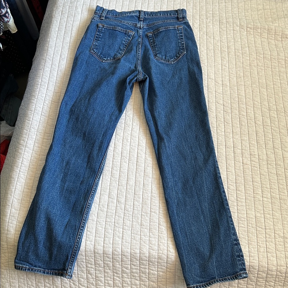 Abercrombie The Ankle Straight Ultra High Rise Curve Love - Picture 10 of 13